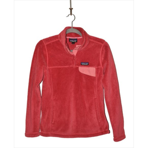 PATAGONIA $139 Re-Tool‎ Snap-T Fleece Pullover Quartz Coral Small